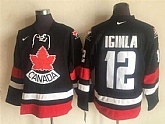 Team Canada Olympic #12 Iginla Black Nike Stitched NHL Jersey,baseball caps,new era cap wholesale,wholesale hats